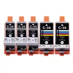 Tusz do CANON PGI35 CLI36 5-pak black / color zamiennik Multibox - 2