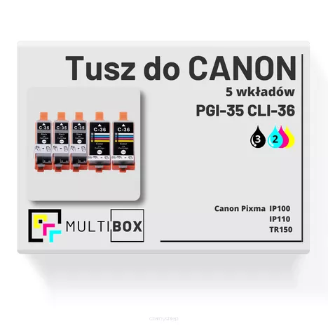 Tusz do CANON PGI35 CLI36 5-pak black / color zamiennik Multibox