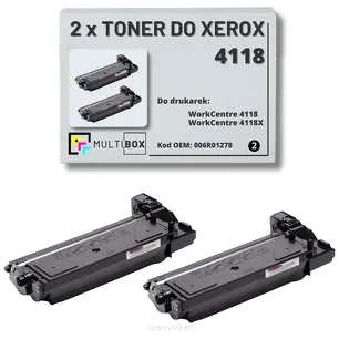 2-pak Toner do XEROX 4118 006R01278 8K Multibox zamiennik