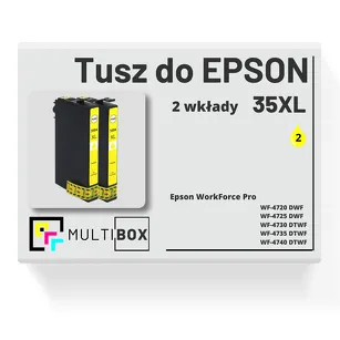 2-PAK Multibox Tusz do EPSON 35XL T3594 C13T35944010 yellow zamiennik