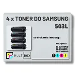 4-PAK Multibox Toner do SAMSUNG 503L SLC3010 SLC3060 8K/5K CMYK zamiennik - 2
