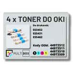 4-PAK Multibox Toner do OKI ES3452 ES5431 ES5462 black/cyan/magenta/yellow zamiennik - 2