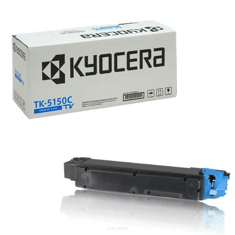KYOCERA toner TK5150C 1T02NSCNL0 cyan oryginalny 10000 stron
