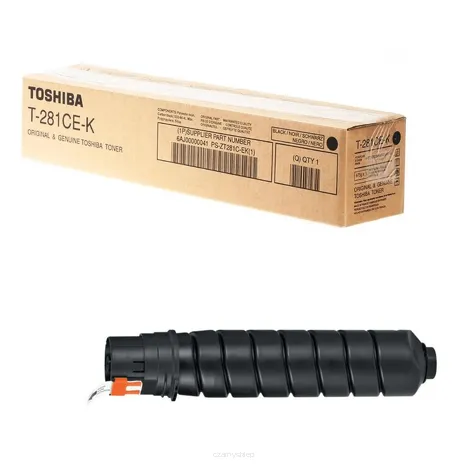 EOL TOSHIBA toner T-281CEK czarny oryginalny 6AJ00000041 20000 stron.