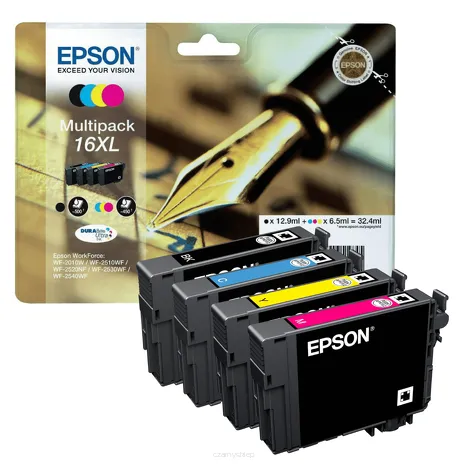 Epson tusz 16XL T1636 C13T16364012 4-pak oryginalny cyan / magenta / yellow / black