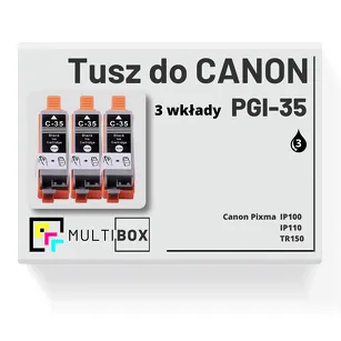 Tusz do CANON PGI-35 3-pak black zamiennik Multibox