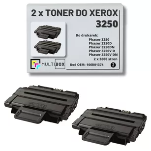 2-pak Toner do XEROX 3250 106R01374 5K Multibox zamiennik