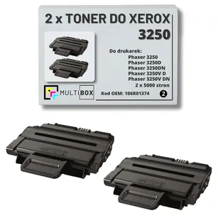 2-PAK Multibox Toner do XEROX 3250 106R01374 5K zamiennik
