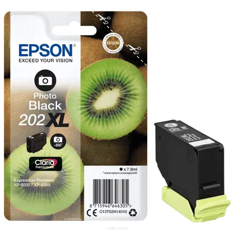 Epson tusz 202XL T02H1 C13T02H14010 oryginalny photo black