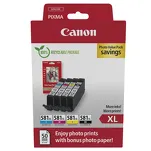 Canon oryginalny Tusz CLI581 XL 2052C006 4-pak oryginalny black/cyan/magenta/yellow + papier - 3