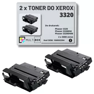 2-pak Toner do XEROX 3320 106R02304 5K Multibox zamiennik