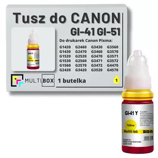 Tusz do CANON GI41Y GI51Y yellow zamiennik Multibox