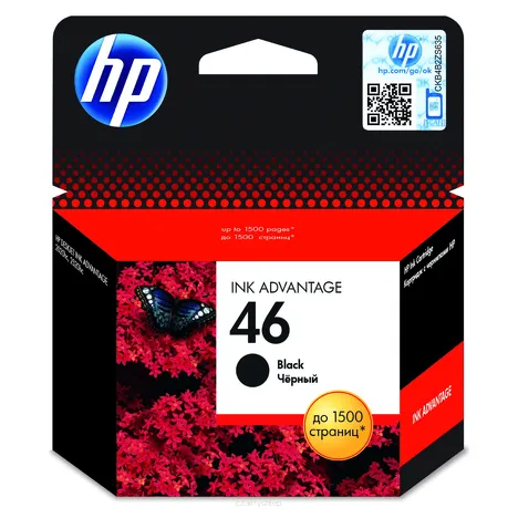 HP 46 tusz CZ637AE oryginalny black 