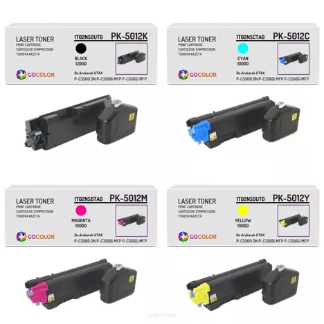 4-PAK Zamiennik Toner do UTAX PK5012 CMYK 12.0K/3x10.0K