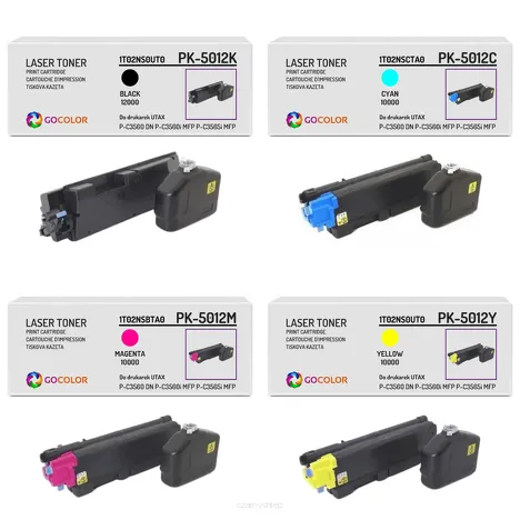 4-PAK Zamiennik Toner do UTAX PK5012 CMYK 12.0K/3x10.0K