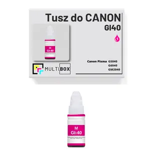 Tusz do CANON GI40M magenta zamiennik Multibox