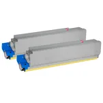 2-PAK Multibox Toner do OKI C822 44844614 magenta zamiennik - 3