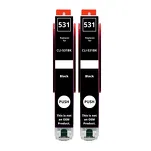 2-PAK Multibox Tusz do CANON CLI531BK black zamiennik - 2