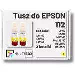 Tusz do EPSON 112 T06C4 C13T06C44A 2-pak yellow zamiennik Multibox - 2