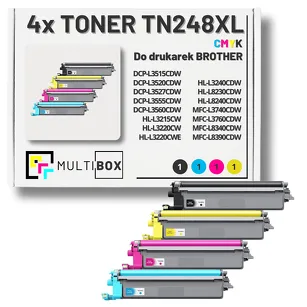 4-PAK Multibox Toner do BROTHER TN248XL CMYK zamiennik