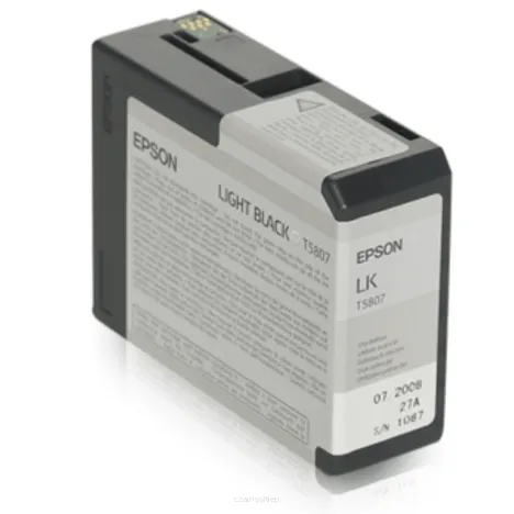 Epson tusz T5807 C13T580700 oryginalny light black