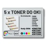 5-PAK Multibox Toner do OKI C5650 C5750 black/cyan/magenta/yellow zamiennik - 2