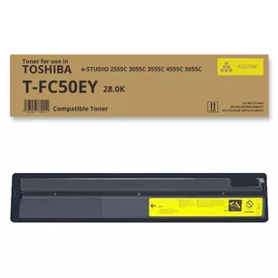 Toner do TOSHIBA T-FC50EY Yellow e-STUDIO 2555C 3055C 3555C 4555C 5055C 28.0K zamiennik