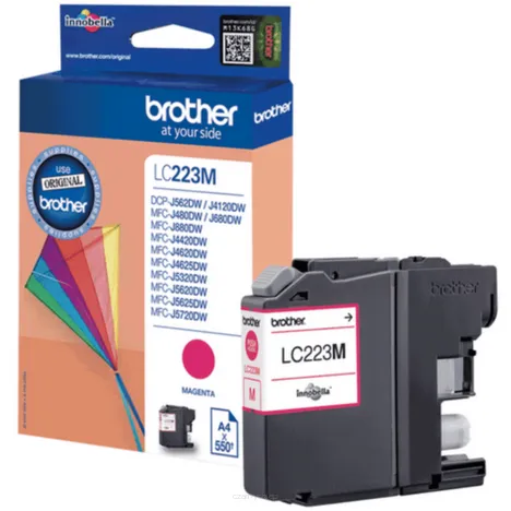 BROTHER tusz LC-223M oryginalny czerwony 550 stron