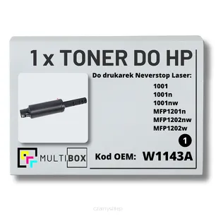 Toner do HP W1143A 143A black Zamiennik Multibox