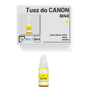 Tusz do CANON GI40Y yellow zamiennik Multibox