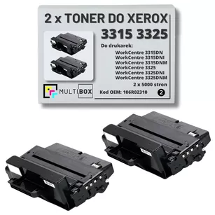 2-pak Toner do XEROX 3315 3325 106R02310 5K Multibox zamiennik