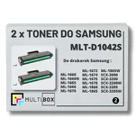 2-PAK Multibox Toner do SAMSUNG ML1660 SCX3200 MLTD1042S 1.5K Zamiennik - 2