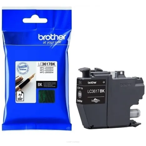 BROTHER tusz LC3617BK oryginalny czarny 550 stron