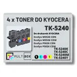 4-PAK Multibox Toner do KYOCERA TK5240 ECOSYS M5526 4,0K/3x3,0K CMYK zamiennik - 2