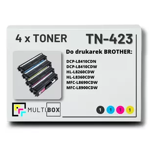 Toner do BROTHER TN423 4-pak CMYK Multibox zamiennik