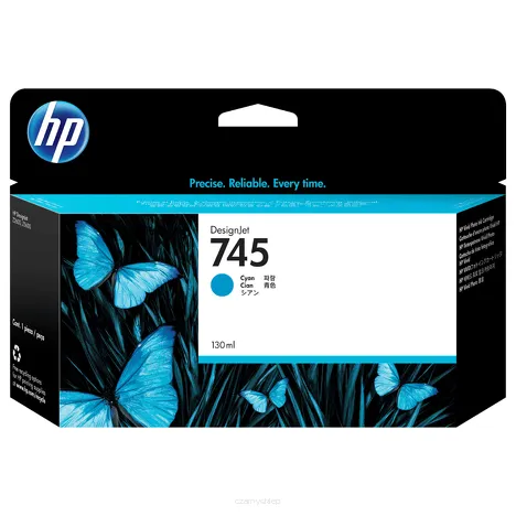 EOL HP 745 tusz F9J97A oryginalny cyan