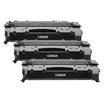 3-PAK Multibox Toner do HP CE505X 05X P2050 P2055 Zamiennik - 2