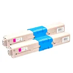2-PAK Multibox Toner do OKI C310 MC362 MC562 44469705 magenta zamiennik - 3