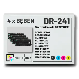 Bęben do BROTHER DR-241CL 4-pak CMYK Multibox zamiennik