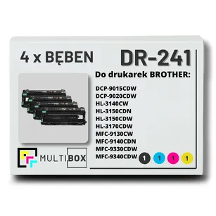 4-PAK Multibox Bęben do BROTHER DR241CL CMYK zamiennik