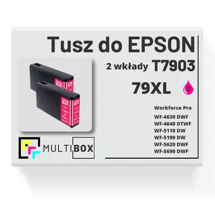 2-PAK Multibox Tusz do EPSON 79XL T7903 C13T79034010 magenta zamiennik
