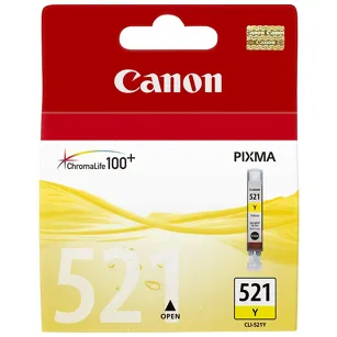 Canon Tusz CLI521Y 2936B001 oryginalny yellow