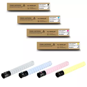 4 X Toner do DEVELOP TN321 CMYK Ineo+ 224 284 364 Zamiennik