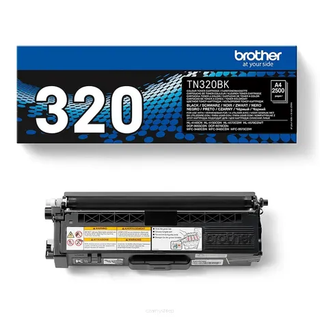 Brother toner TN320BK oryginalny black