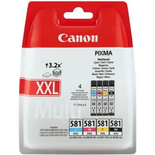 Canon Tusz CLI581 XXL 1998C005 oryginalny black / cyan / magenta / yellow 4-pak