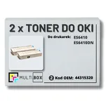 2-PAK Multibox Toner do OKI ES6410 44315320 black zamiennik - 2
