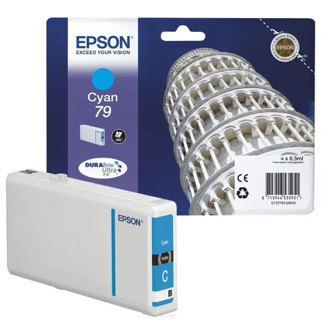 Epson tusz 79L T7912 C13T79124010 oryginalny cyan