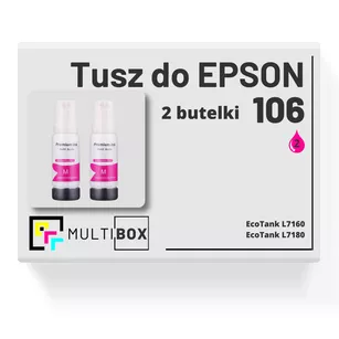 Tusz do EPSON 106 T00R3 C13T00R340 2-pak magenta zamiennik Multibox