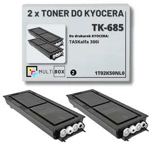 2-pak Toner do KYOCERA TK-685 1T02K50NL0 TASKALFA 300 2x20.0K Multibox zamiennik