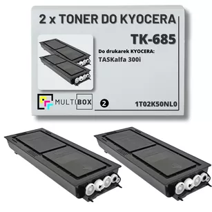 2-pak Toner do KYOCERA TK685 1T02K50NL0 TASKALFA 300 2x20.0K Multibox zamiennik